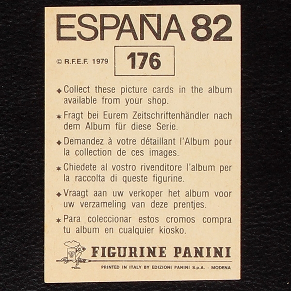 Diego Armando Maradona Panini Sticker No. 176  - Espana 82