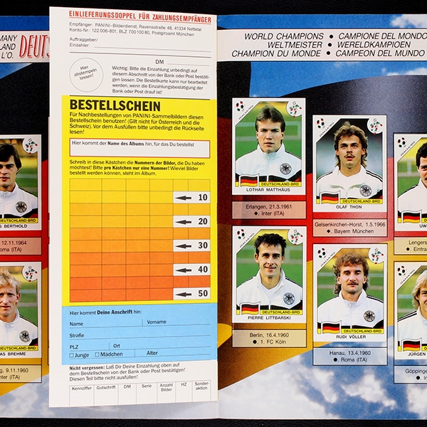 USA 94 Panini Sticker Album komplett