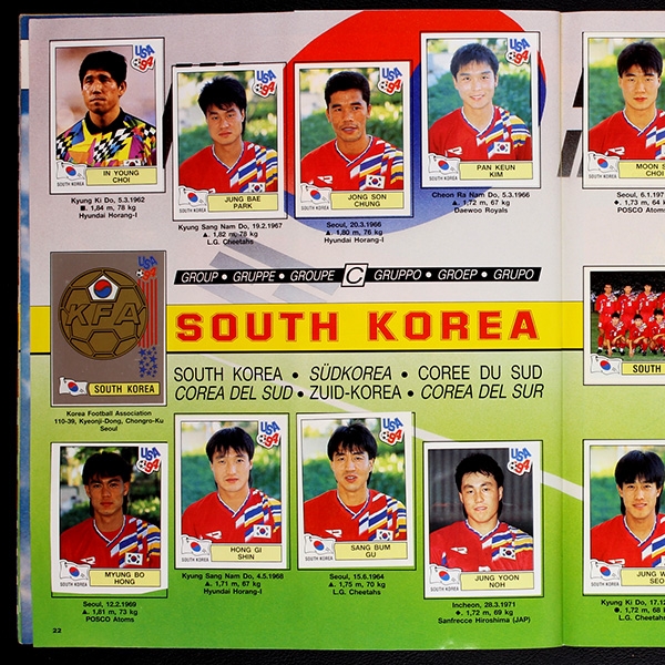 USA 94 Panini Sticker Album komplett