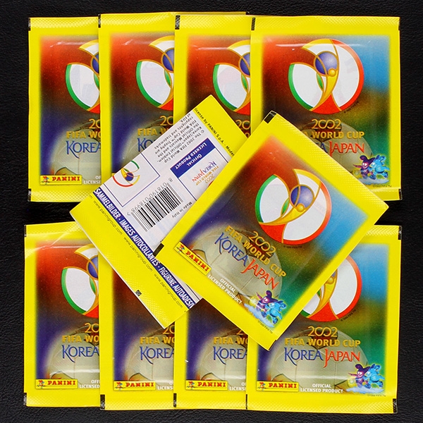Korea Japan 2002 Panini Sticker Tüten