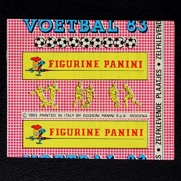 Voetbal 83 Panini Sticker Tüte