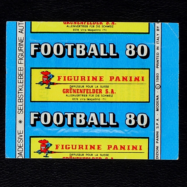 Football 80 Panini Sticker Tüte