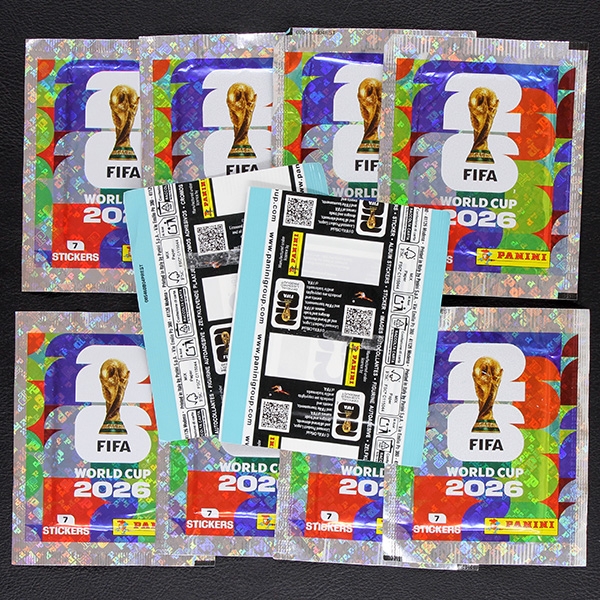 World Cup 2026 Panini Sticker Tüten