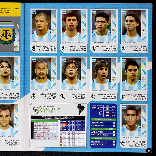 Germany 2006 Panini Sticker Album komplett