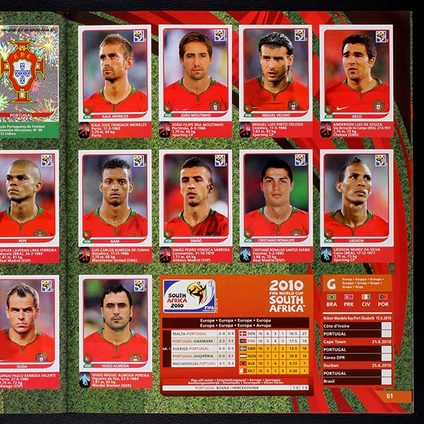 South Africa 2010 Panini Sticker Album komplett