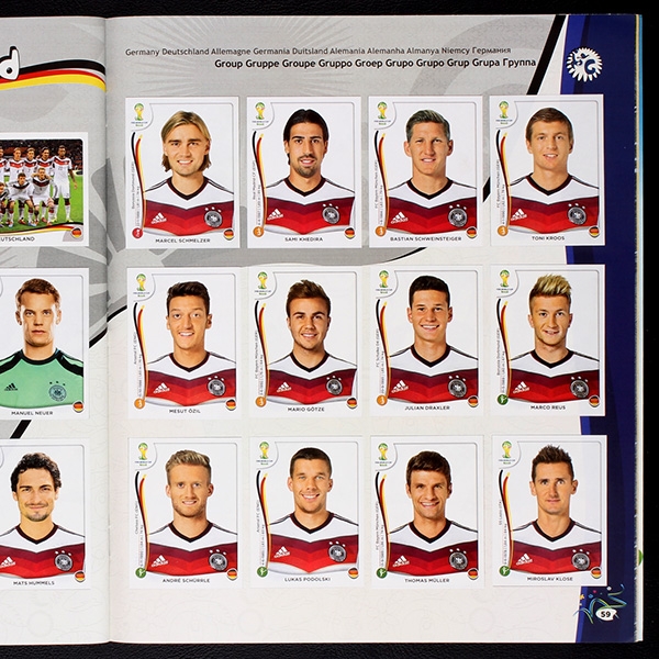Brasil 2014 Panini Sticker Album komplett