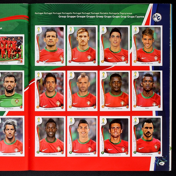 Brasil 2014 Panini Sticker Album komplett