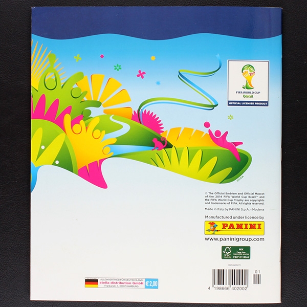 Brasil 2014 Panini Sticker Album komplett