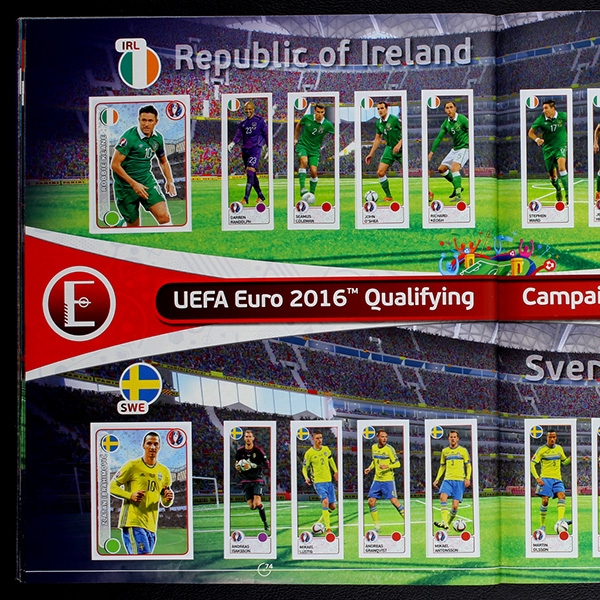 Euro 2016 Panini Sticker Album komplett - D