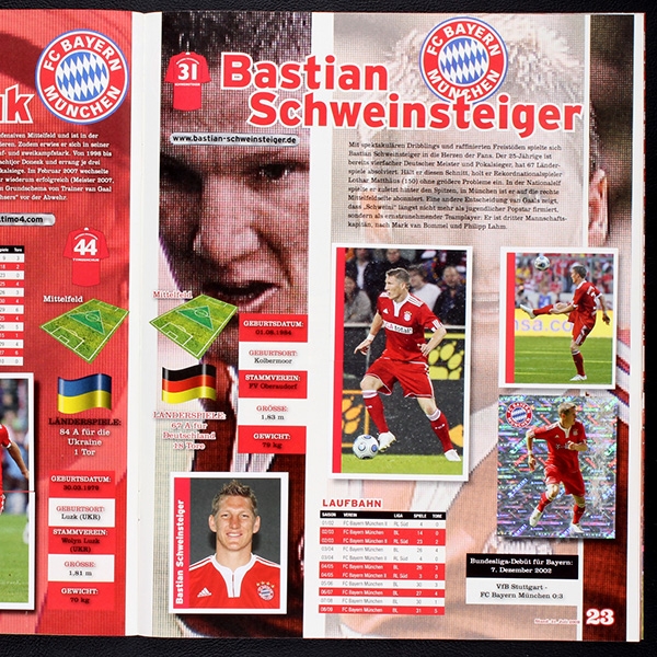 FC Bayern München 2009 Panini Sticker Album komplett