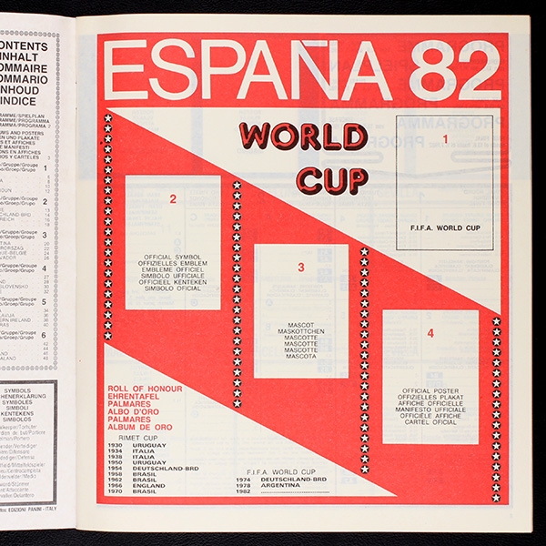 Espana 82 Panini Sticker Leeralbum