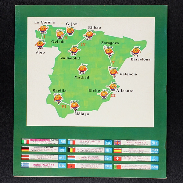 Espana 82 Panini Sticker Album