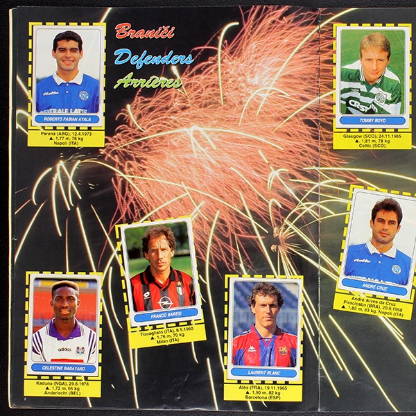Europske Nogometne 97 Panini Sticker Album komplett