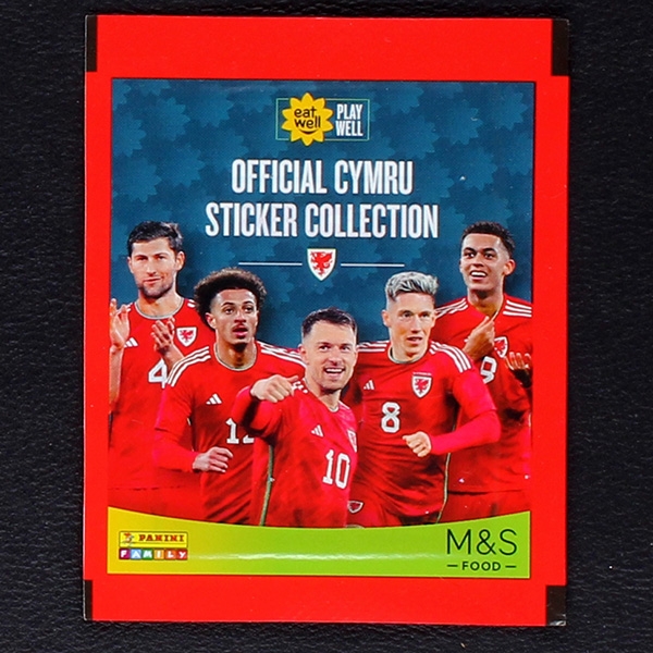 Official Wales Collection 2024 Panini Sticker Tüte