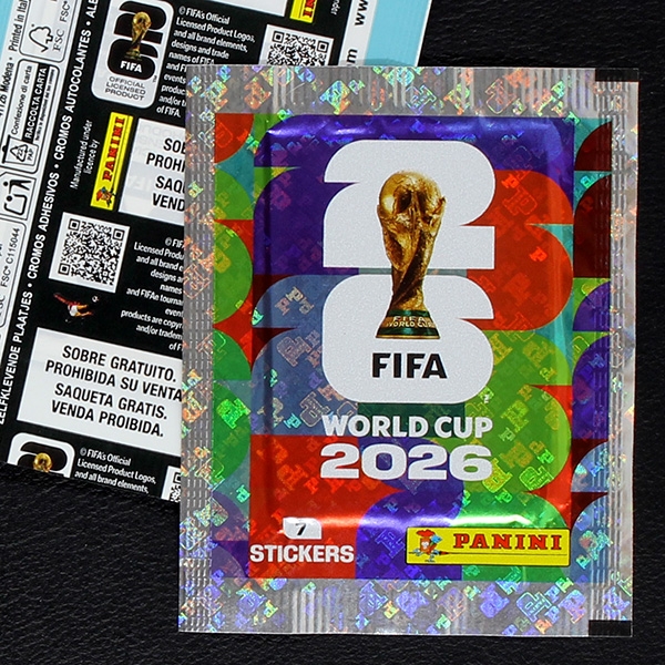 World Cup 2026 Panini Sticker Tüte - Gratuito Version
