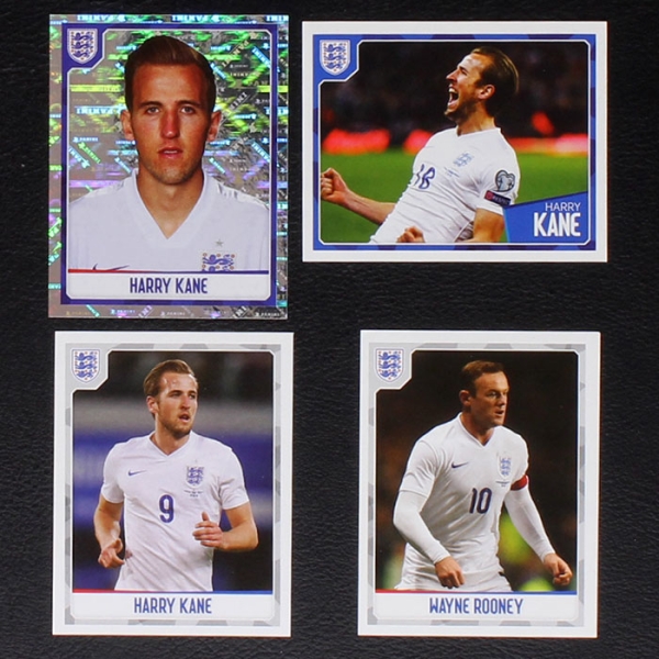 England 2016 Panini Sticker Album komplett - Kane