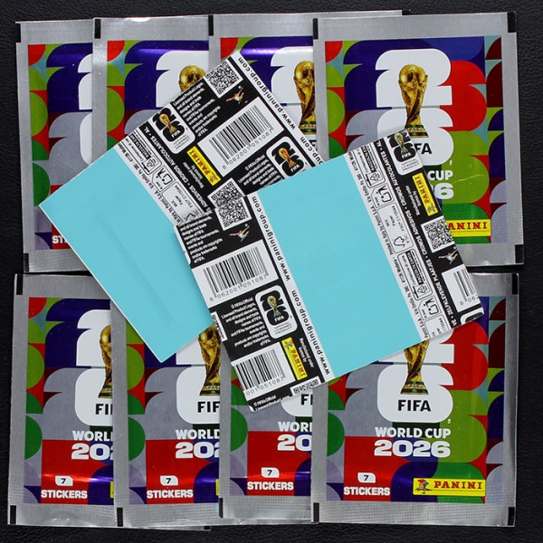 World Cup 2026 Panini Sticker Tüten