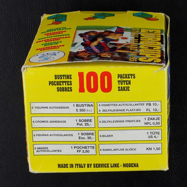 Eurocups 94 SL-Italy Box mit 100 Sticker Tüten