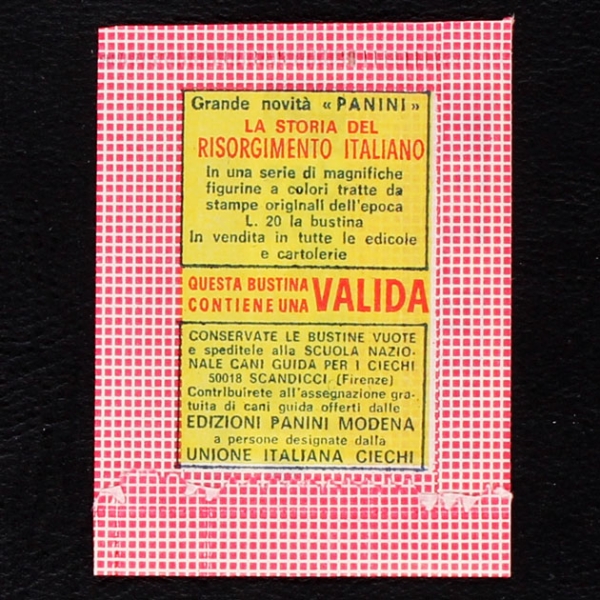 Calciatori 1969 Panini Sticker Tüte