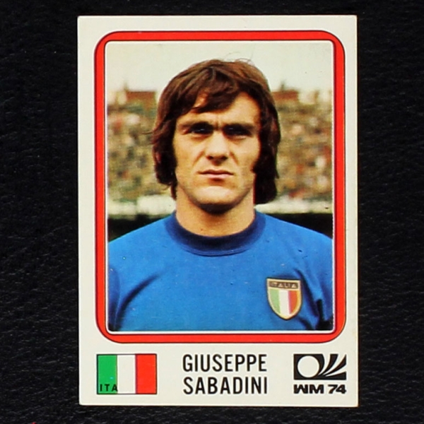 Giuseppe Sabadini Sticker No. 291 Panini - München 74