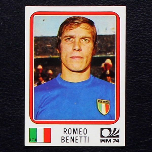 Romeo Benetti Sticker No. 297 Panini - München 74