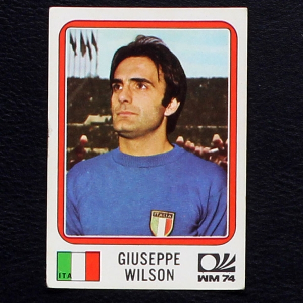 Giuseppe Wilson Sticker No. 296 Panini - München 74
