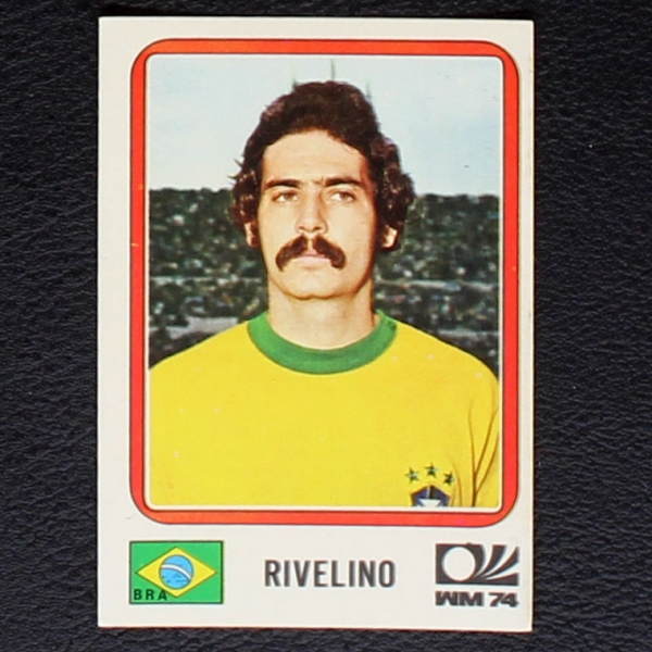 Rivelino Sticker No. 164 Panini - München 74