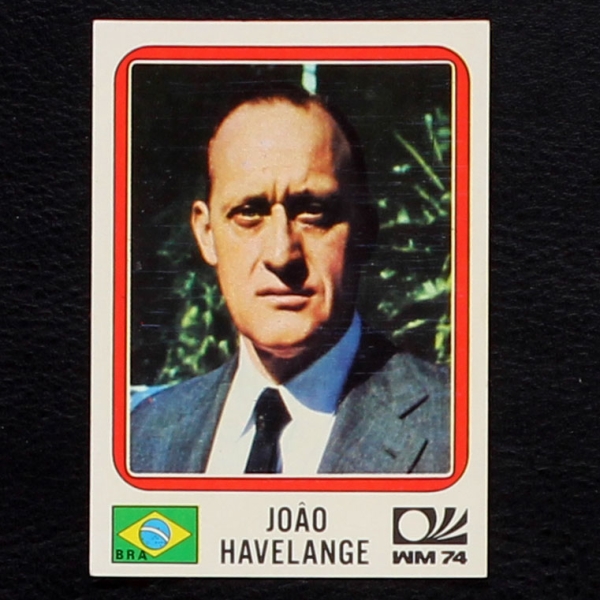 Joao Havelange Sticker No. 150 Panini - München 74
