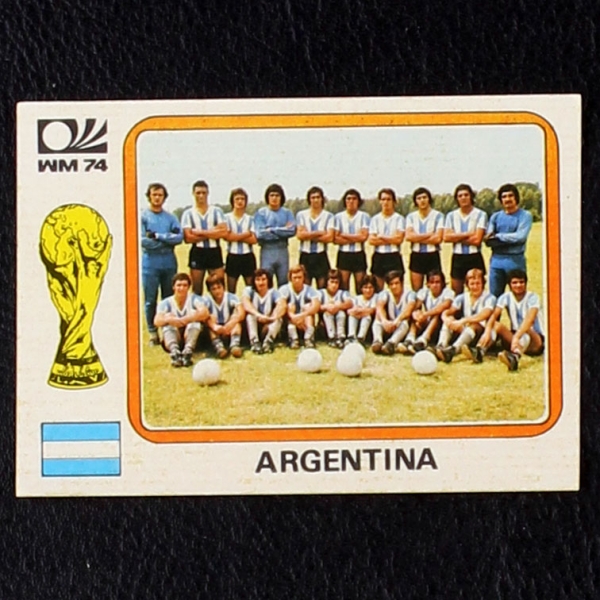 Team Argentina Sticker No. 318 Panini - München 74