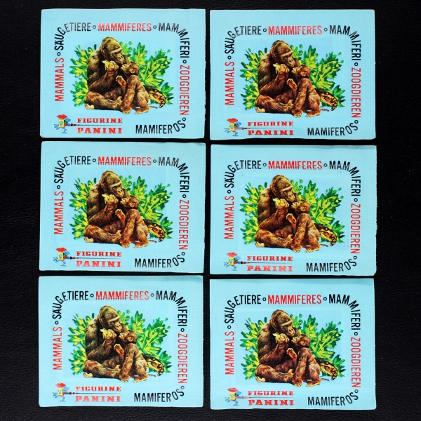 Säugetiere 1977 Panini Sticker Tüten