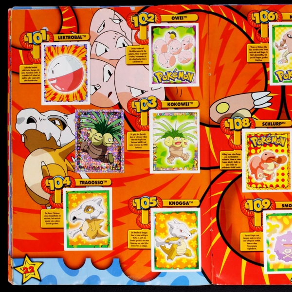 Pokemon Merlin sticker album complete - w.P.
