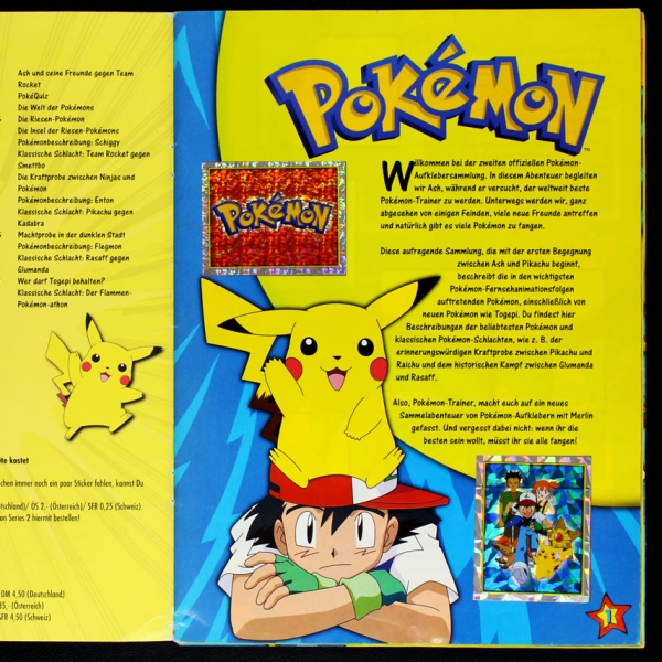 Pokemon Merlin sticker album complete - w.P.