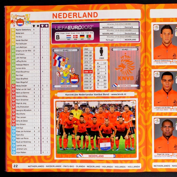 Euro 2012 Panini Sticker Album komplett - Italien