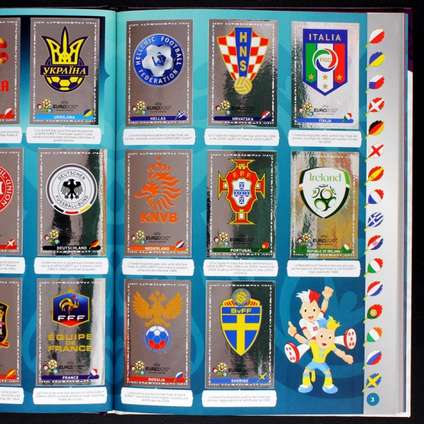 Euro 2012 Panini Album komplett - Event kick off
