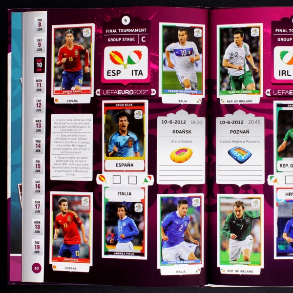 Euro 2012 Panini Album komplett - Event kick off