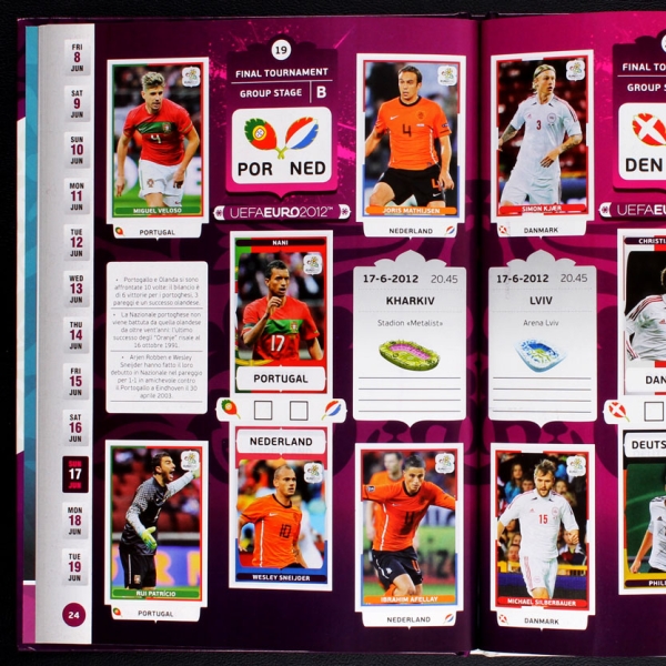 Euro 2012 Panini Album komplett - Event kick off