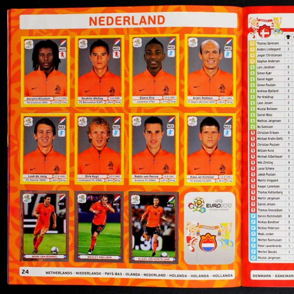 Euro 2012 Panini Sticker Album komplett - Platinum Edition