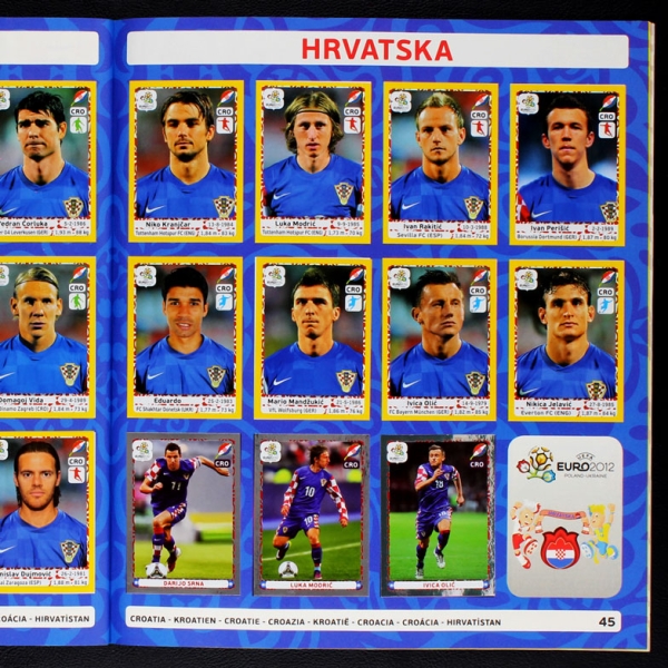 Euro 2012 Panini Sticker Album komplett - Platinum Edition