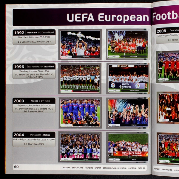 Euro 2012 Panini Sticker Album komplett - Platinum Edition