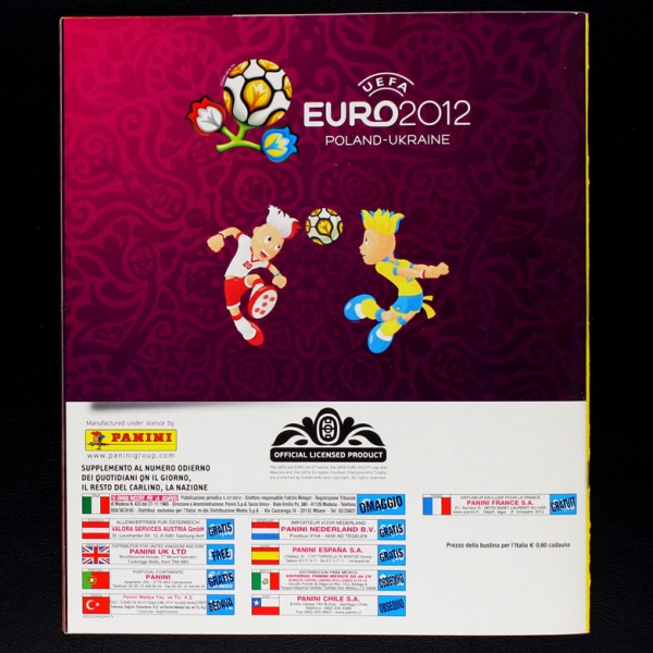 Euro 2012 Panini Sticker Album komplett - Italien