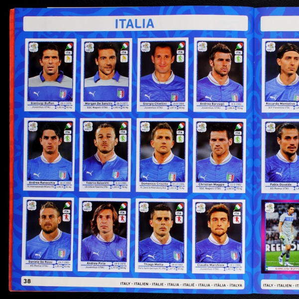 Euro 2012 Panini Sticker Album komplett - PL