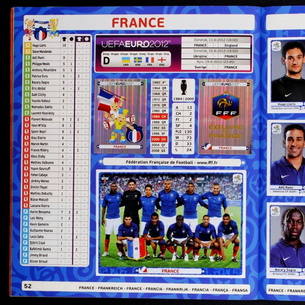 Euro 2012 Panini Sticker Album komplett - PL