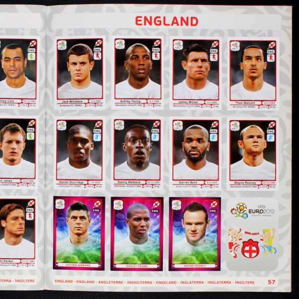 Euro 2012 Panini Sticker Album komplett - PL