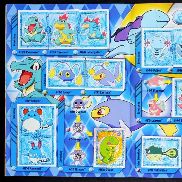 Pokemon 4 Merlin Sticker Album komplett - o.P.