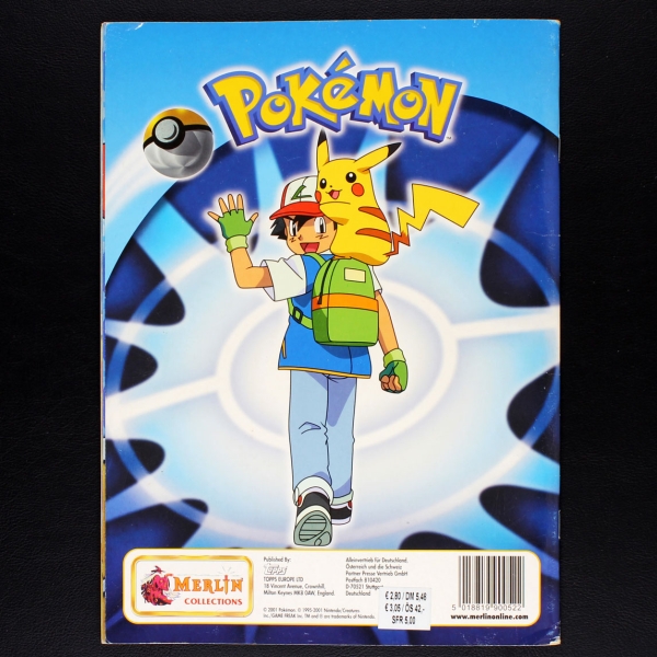 Pokemon 4 Merlin Sticker Album komplett - o.P.
