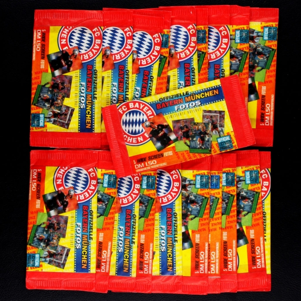 Bayern München 1997 Panini Foto Cards Tüten