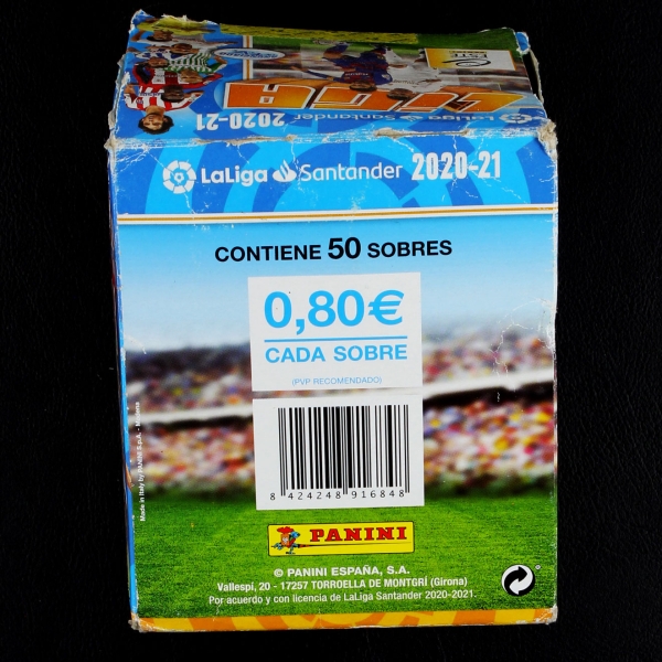 Liga 2020 Panini Box mit 50 Sticker Tüten