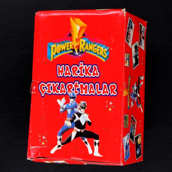 Power Ranger Panini Box mit 100 Sticker Tüten