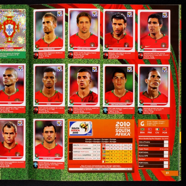 South Africa 2010 Panini Sticker Album komplett