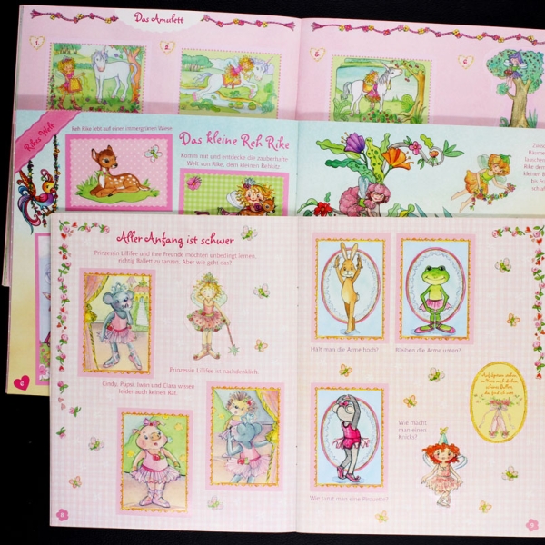 Lillifee Blue Ocean Sticker Album komplett - 3x